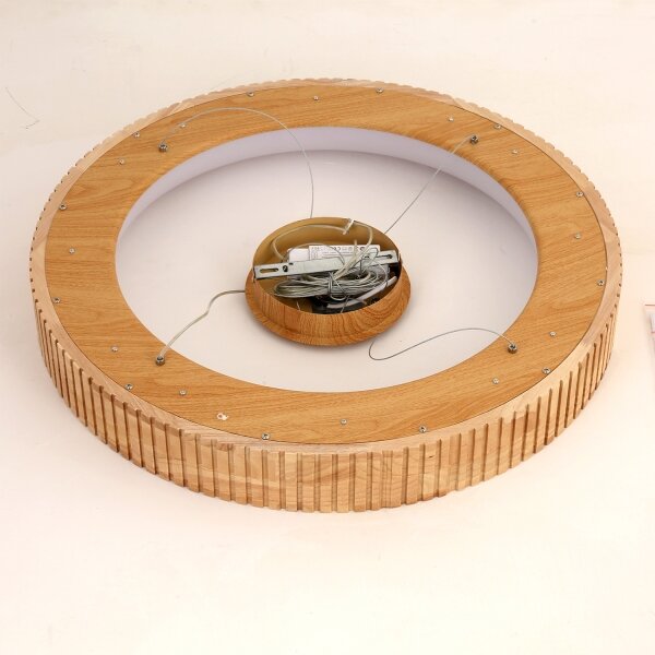 Brilagi - LED luster na lanku FALCON WOOD MODERN LED/40W/230V pr. 60 cm drevo