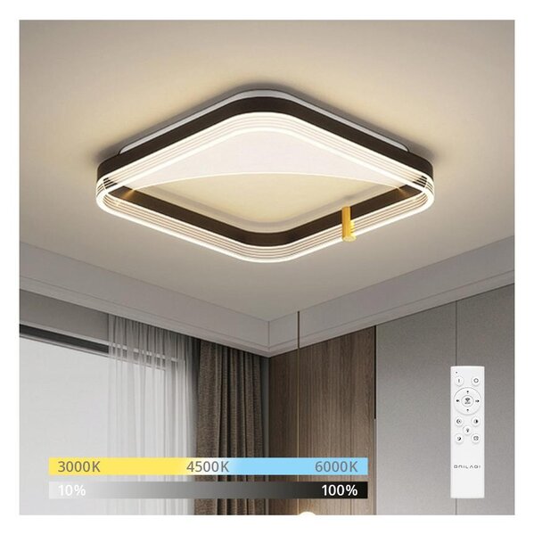 Brilagi - stmievateľné LED svietidlo SIRELI LED/56W/230V 3000-6000K 40x40 cm + diaľkový ovládač
