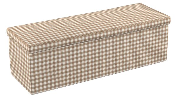 Truhlica čalúnená farba produktu béžová látka vzorované