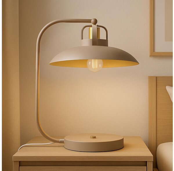 Brilagi - LED Stolná lampa FLAMENGO 1xE27/60W/230V béžová