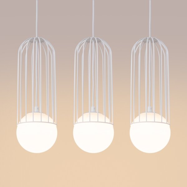 Sollux SL.1333 - Luster na lanku BRINA 3xG9/8W/230V biela