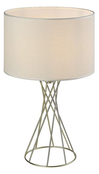 Rabalux 74081 - Stolová lampa NIVRA 1xE27/40W/230V zlatá/biela