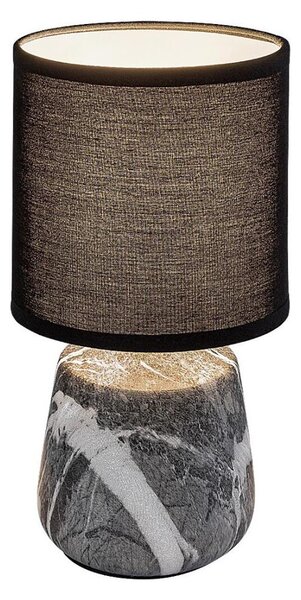 Rabalux 74066 - Stolová lampa NALISA 1xE14/40W/230V čierna/mramorový dekor