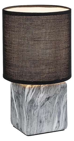 Rabalux 74068 - Stolná lampa NALISA 1xE14/40W/230V čierna/mramorový dekor