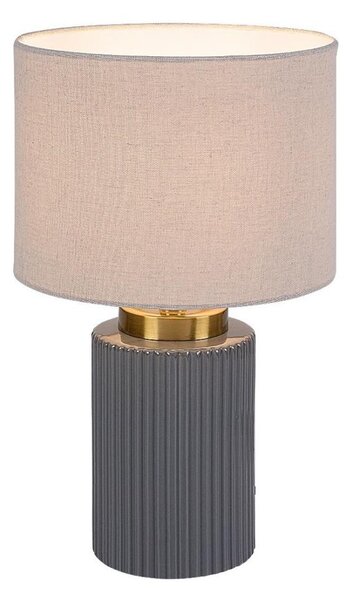 Rabalux 74045 - Stolná lampa GLOVY 1xE14/40W/230V sivá