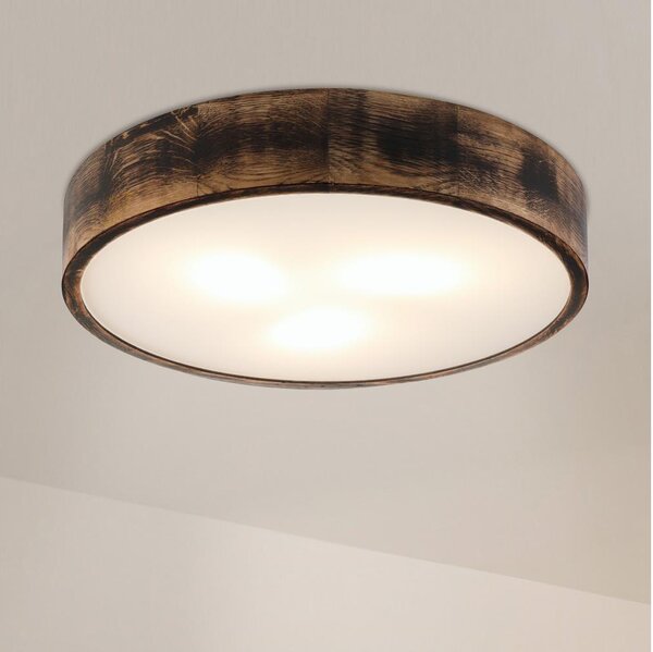Brilagi - LED stropné svietidlo CARVALHO SMOKEY LED/36W/230V dub priemer 47,5 cm