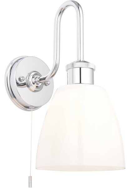 Endon 95506 -Kúpeľňové nástenné svietidlo PIPER 1xE27/10W/230V IP44 lesklý chróm