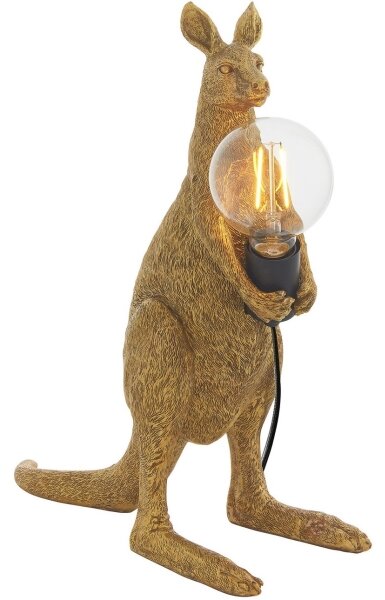 Endon 95075 - Stolná lampa KANGAROO 1xE27/10W/230V zlatá
