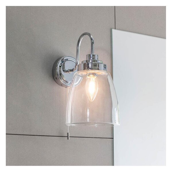 Endon 77088-Kúpeľňové nástenné svietidlo ASHBURY 1xE14/4W/230V IP44 lesklý chróm