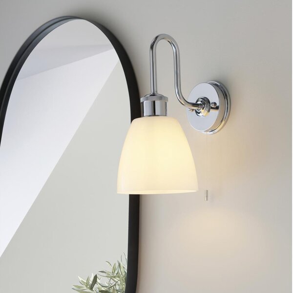 Endon 95506 -Kúpeľňové nástenné svietidlo PIPER 1xE27/10W/230V IP44 lesklý chróm