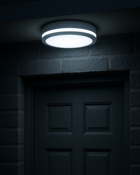LED Stropné svietidlo s pohybovým senzorom LED/20W/230V 3000/4000/6500K IP54 biele