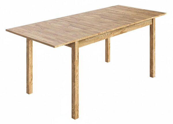 JEDÁLENSKÝ STÔL, čierna, farba duba, 160(200)/80/75 cm P & B - Stoly, Online Only