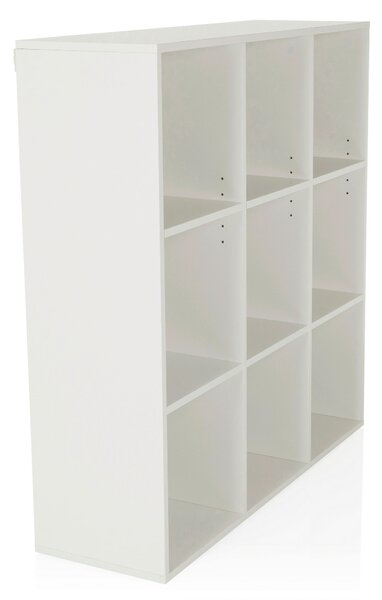 REGÁL, biela, 97,5/100/30 cm MID.YOU - Online Only drobný nábytok, Online Only