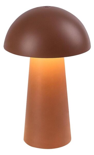 Rabalux 76039 - LED stmievateľná dotyková vonkajšia lampa MIREO 1,5W/5V IP44 1200 mAh USB hnedá