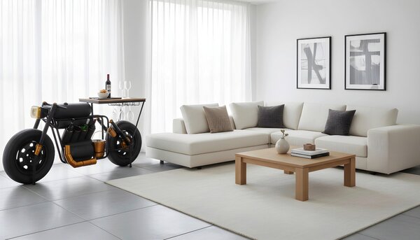 BAR, čierna, zlatá Ambia Home - Barový nábytok