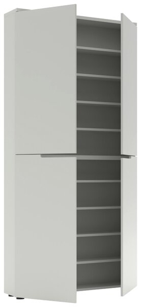 PREDSIEŇOVÁ SKRIŇA, sivá, 97/200/22 cm Xora - Skrine, Online Only
