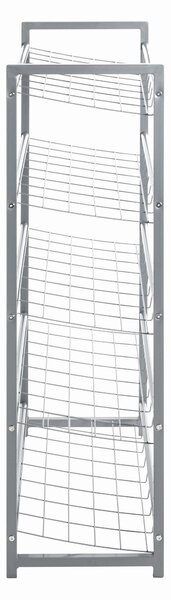 REGÁL NA TOPÁNKY, hliníková, 80/106/30 cm Carryhome - Online Only drobný nábytok, Online Only