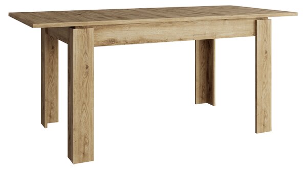 KONDELA Rozkladací stôl, 132/175x80 cm, dub navarra, DORSI