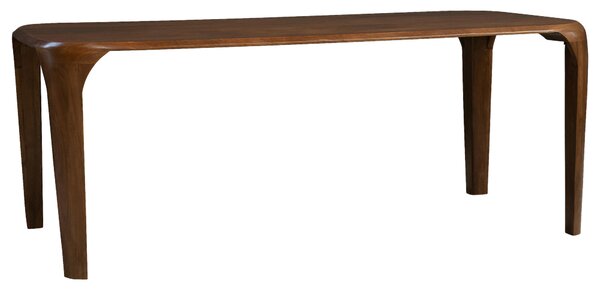 JEDÁLENSKÝ STÔL, mangové drevo, farba vlašského orecha, 200/76/100 cm Livetastic - Stoly, Online Only