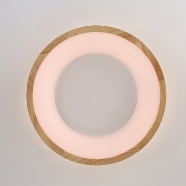 Brilagi-LED Drevené stropné svietidlo FALCON WOOD LED/30W/230V 3000/4000/6000K 45 cm