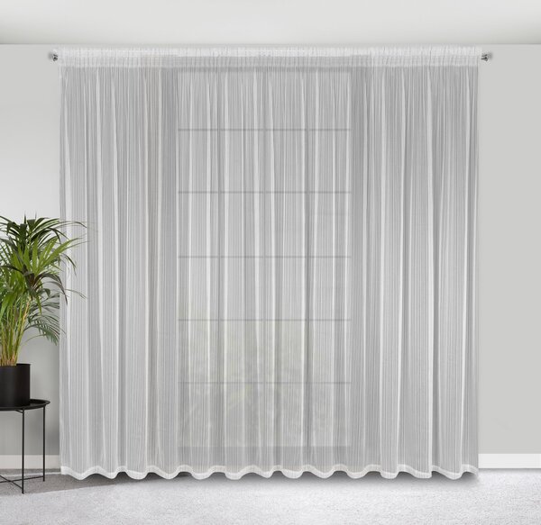 ZÁCLONA NA PÁSKE NOELIA 300X270 CM BIELA