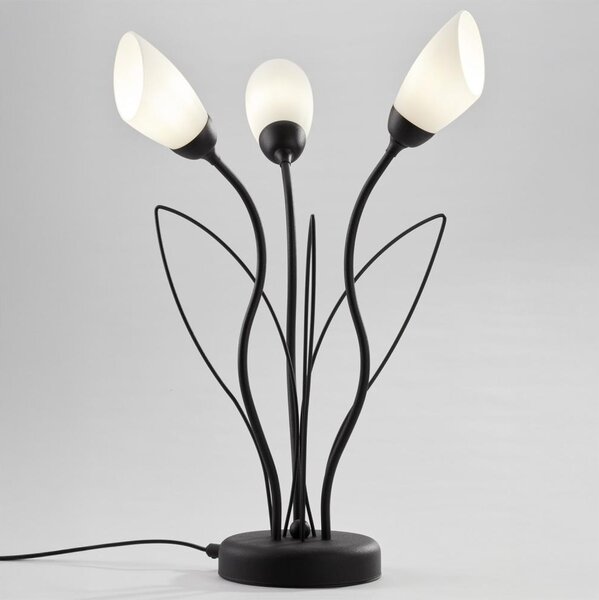 Jupiter 2065 - Stolová lampa GLORIOSA 3xG9/14W/230V čierna