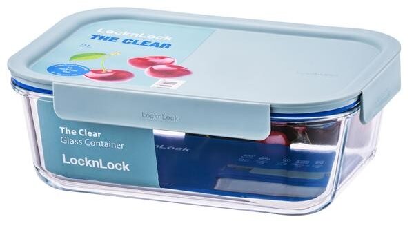 Sklenená zapekacia miska s vekom LOCK 2000ml borosilikát