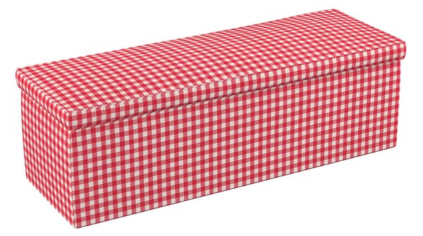 Truhlica čalúnená farba produktu červená látka vzorované