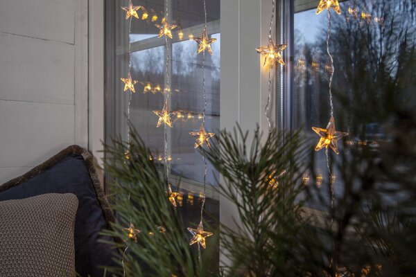 Svetelný LED záves Star Curtain 90 × 200 cm