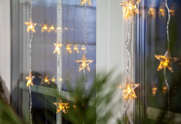 Svetelný LED záves Star Curtain 90 × 200 cm