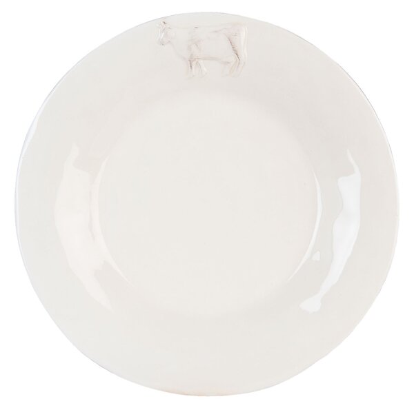 Clayre & Eef Hlboký tanier Table Collection Cow - Ø 24 cm