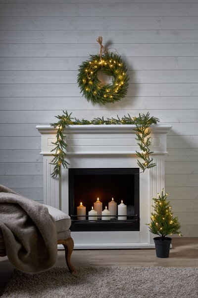 Svietiaci vianočný veniec Thuja 45 cm