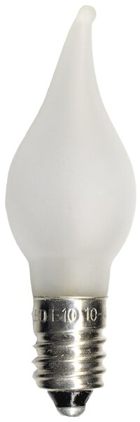 Náhradná LED žiarovka plamienok E10 0,2 W - 3 ks