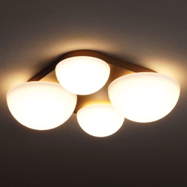 Redo 01-4332 - LED stropné svietidlo LUMIEN 4xLED/26W/230V 2700/3000K CRI90 zlaté