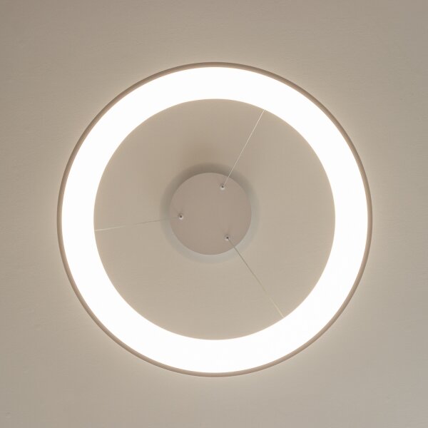 Brilagi - LED stmievateľný závesný luster na lanku FALCON II LED/99W/230V pr. 60 cm biela + DO