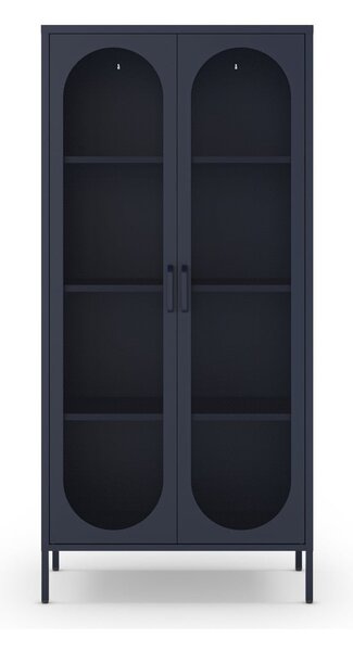 Tmavomodrá skrinka 80x170 cm Diora – Marckeric