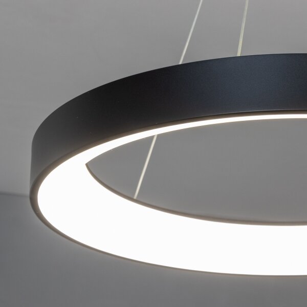 Brilagi - LED stmievateľný luster na lanku FALCON II LED/99W/230V pr. 60 cm čierna + DO