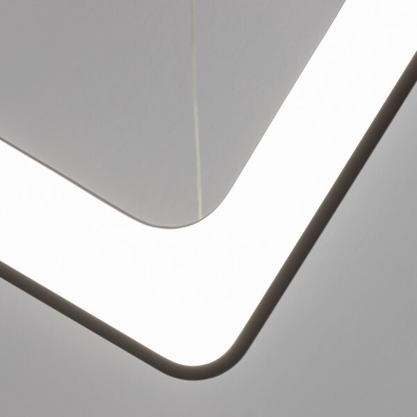 Brilagi - LED stmievateľný luster na lanku FALCON II LED/125W/230V 60x60 cm čierny + diaľkové ovládanie