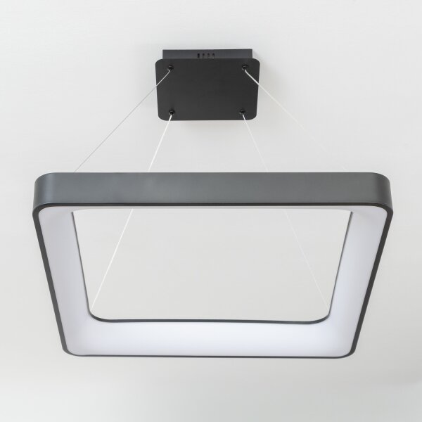 Brilagi - LED stmievateľný luster na lanku FALCON II LED/125W/230V 60x60 cm čierny + diaľkové ovládanie