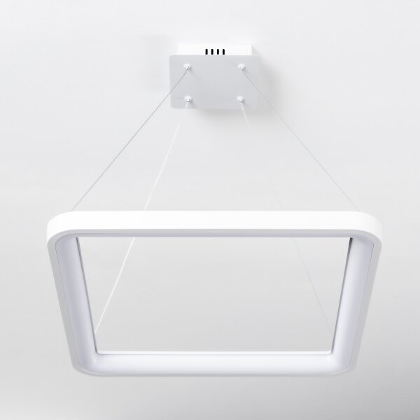 Brilagi - LED stmievateľný luster na lanku FALCON SLIM LED/50W/230V 50x50 cm biela + diaľkové ovládanie