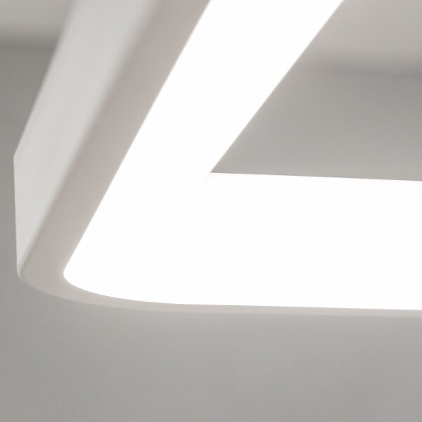 Brilagi - LED stmievateľný luster na lanku FALCON SLIM LED/50W/230V 50x50 cm biela + diaľkové ovládanie