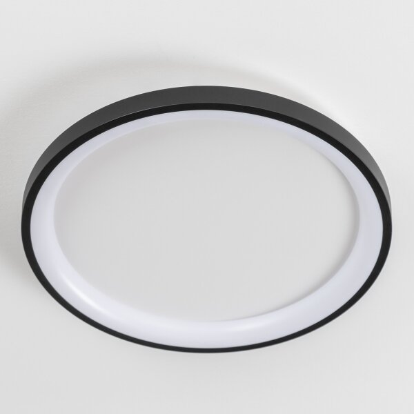 Brilagi -LED stmievateľné stropné svietidlo FALCON SLIM LED/42W/230V priemer 50 cm čierna+DO