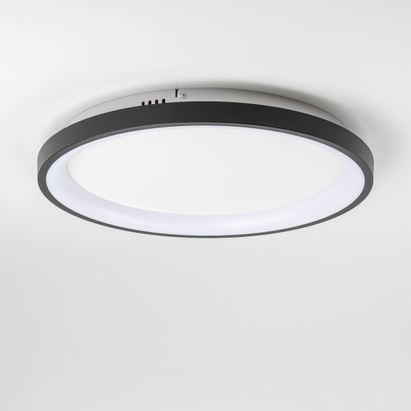 Brilagi -LED stmievateľné stropné svietidlo FALCON SLIM LED/42W/230V priemer 50 cm čierna+DO