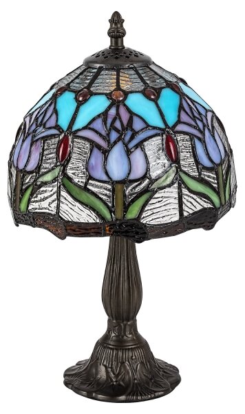 Brilagi - Tiffany vitrážová stolná lampa LORAS 1xE14/40W/230V