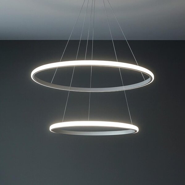 Stmievateľný LED luster na lanku LED/55W/230V 3000-6500K pr. 60 cm + diaľkové ovládanie