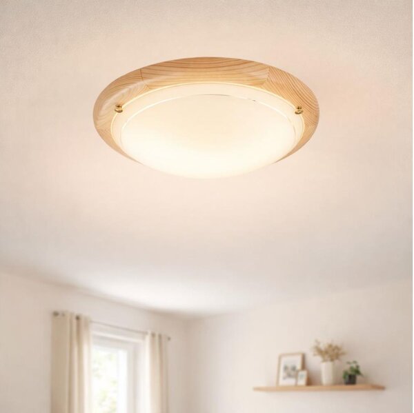 Brilagi - Stropné svietidlo ORBIS 1xE27/60W/230V, priemer 30 cm, borovica