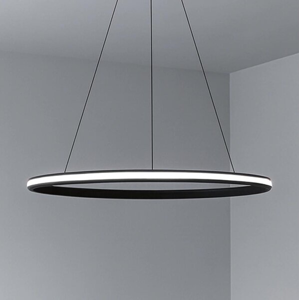 LED Stmievateľný luster na lanku LED/55W/230V 3000-6500K pr. 60 cm + diaľkové ovládanie