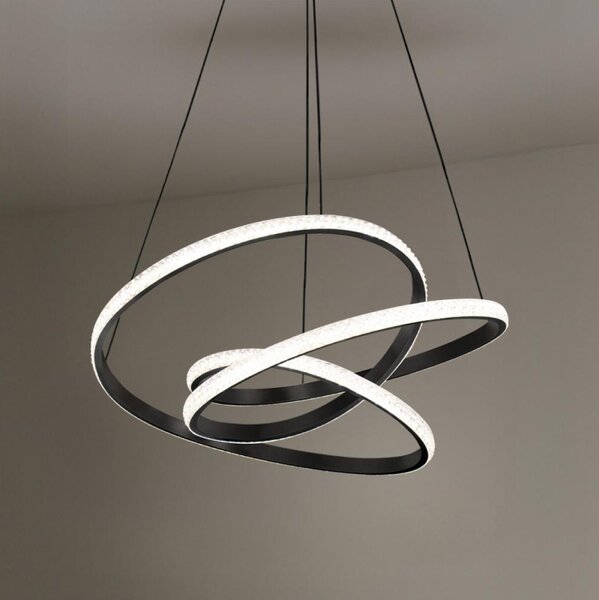 LED stmievateľný závesný luster na lanku LED/90W/230V 3000-6500K pr. 47 cm + diaľkové ovládanie