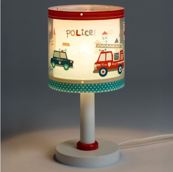 Dalber 60611N - LED detská lampička POLICE 1xG4/4W/230V pestrofarebná
