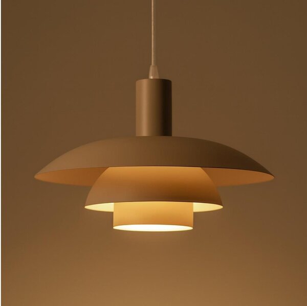 Závesný luster FERRO 1xE27/15W/230V sivý